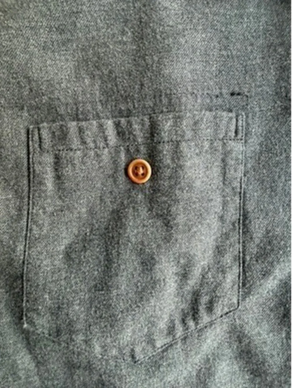 J.Crew Men's Gray Button-Up Shirt - Size M